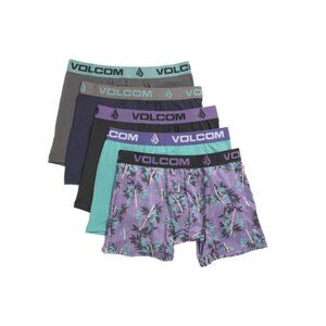 VOLCOM BLACK MULTI 5pk Boxer Briefs